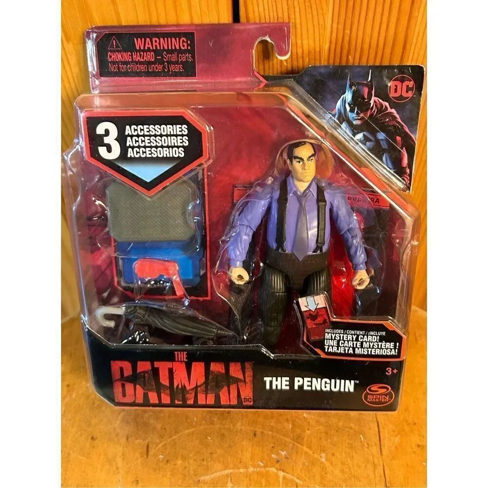 DC Comics 'The Penguin' The Batman Movie 3.75" Action Figure w/ 3 Acc. 2021 (480